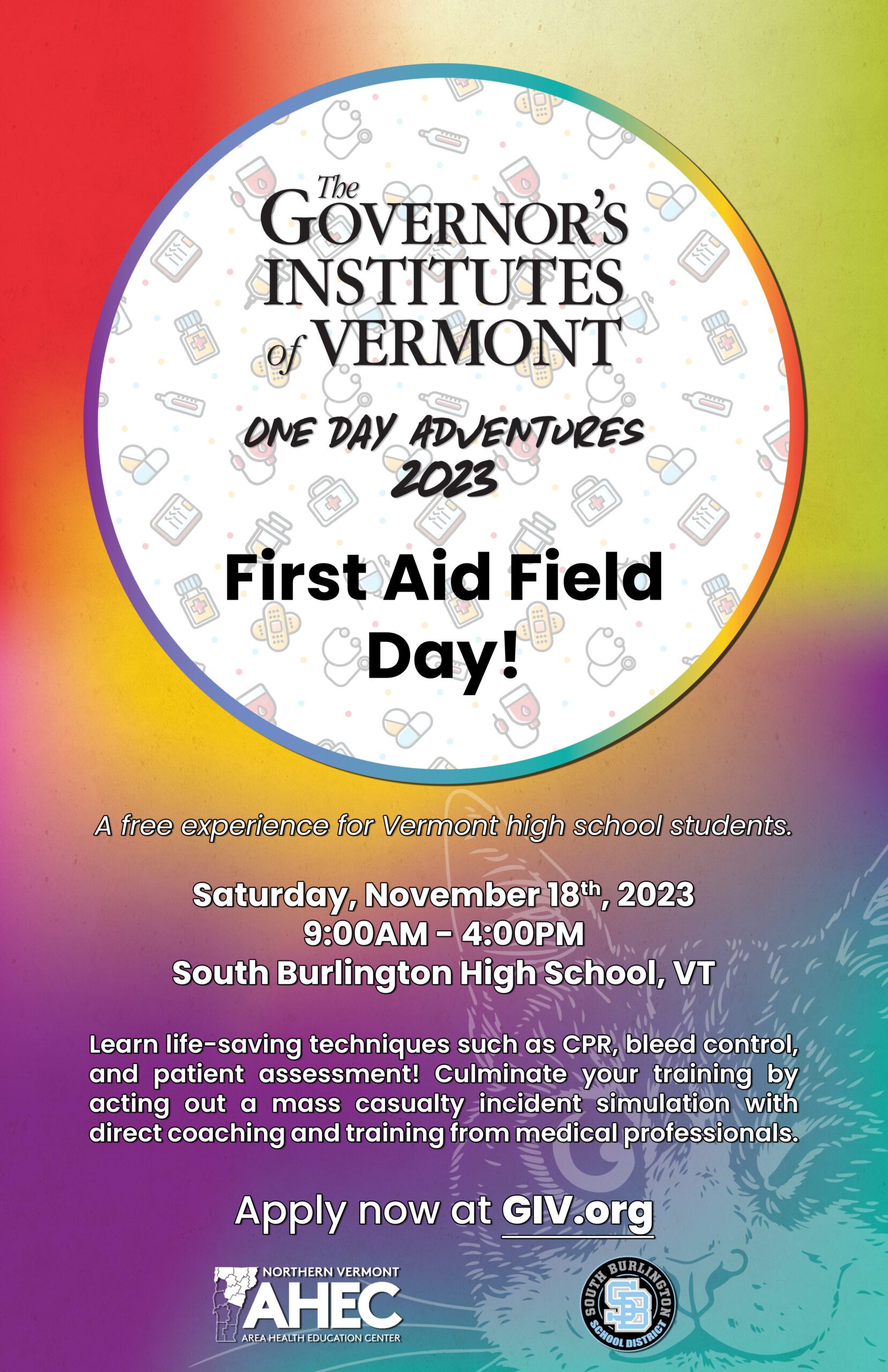 First Aid Field Day Poster